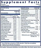 Allergy Research ProGreens / ПроГрінс органічна суміш зелених трав 180 капсул BX098, фото 2