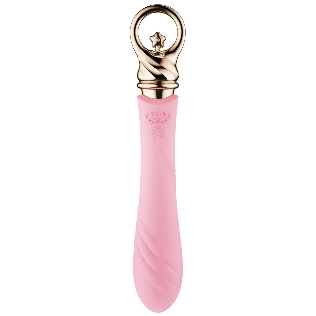 Вібратор для точки G з підігрівом Zalo Sweet Magic — Courage Fairy Pink