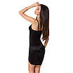 Сорочка приталена TONYA CHEMISE black S/M — Passion Exclusive, трусики, фото 3