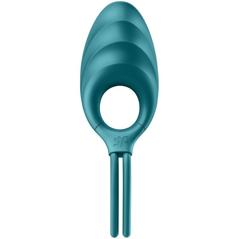 Ерекційне віброкольцо ласо Original Satisfyer Swordsman Green, міцна фіксація, 10 режимів, потужний мотор