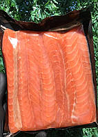 Спинки лосось с/с (сёмга) 0,5 кг слабосоленые.