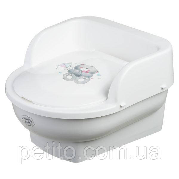 Горщик крісло Maltex Bears 1957 white, білий