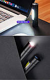 Міні-світлодіодний ліхтарик з зумом і фокусною відстанню, вбудований акумулятор XP-G Q5, фото 3