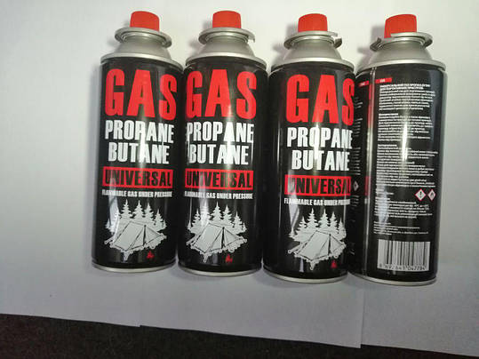 Газовий балон (картридж) PROPAN-BUTAN GAS (VMF EURO) 10 штуки BF, фото 1