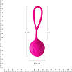 Вагінальні кульки Adrien Lastic Geisha Lastic Balls Mía Magenta (L), діаметр 4 см, вага 42 г, фото 2