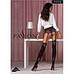 Колготки з ефектом панчіх на підв'язках Passion TI112 nero-violet 3/4 (60/20 den), фото 5