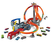 Трек Хот Вилс Шторм Головокружительные виражи, Hot Wheels Spin Storm Playset DMB21