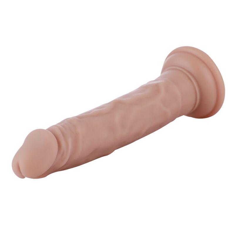 Реалістичний фалоїмітатор для секс-машин Hismith 7.5" Flexible Silicone Dildo, система KlicLok