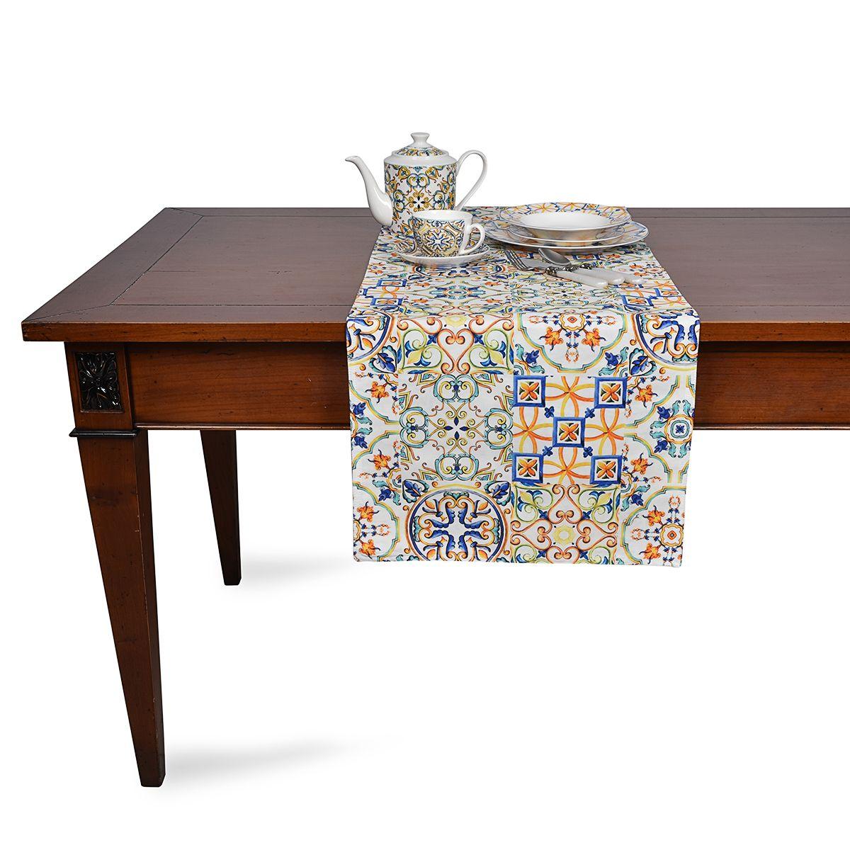 Ранер бавовняний з орнаментом Medicea Brandani, фото 1