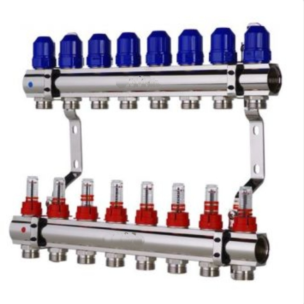 Коллекторный блок 1"х 8 с расходомерами нерж: продажа, цена в Харькове ...