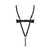 Боді з екошкіри CELINE BODY black XXL/XXXL — Passion: з доступом, відкритий, фото 7