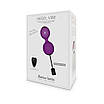 Вагінальні кульки з вібрацією Adrien Lastic Kegel Vibe Purple, діаметр 3,7 см, фото 5
