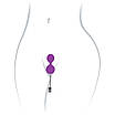 Вагінальні кульки з вібрацією Adrien Lastic Kegel Vibe Purple, діаметр 3,7 см, фото 6