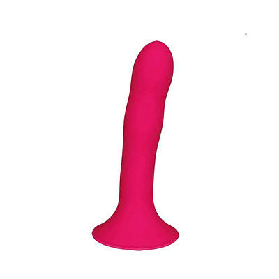 Дилдо з присоском Adrien Lastic Hitsens 4 Pink, чудово для страпона, діаметр 3.7 см, довжина 17,8 см