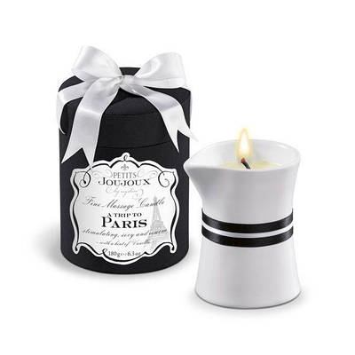 Масажна свічка Petits Joujoux — Paris — Vanilla and Sandalwood (190 г) розкішне паковання