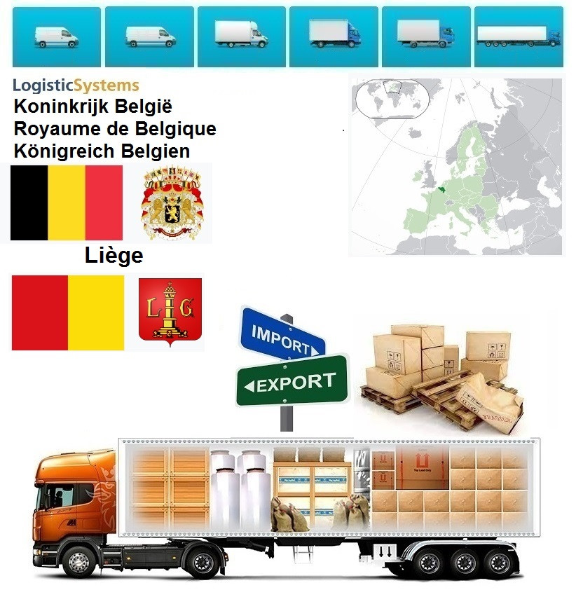 Вантажні перевезення з Льєжа в Льєж разом з Logistic Systems.