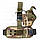 Настегнова штурмова кобура для Glock 17 Oxford 600D MultiCam, фото 6