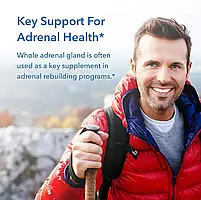 Allergy Research Group, Adrenal Natural Glandular, 150 Vegicaps BX036, фото 7