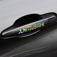 Наклейка на ручки "Mitsubishi" (голограмма)