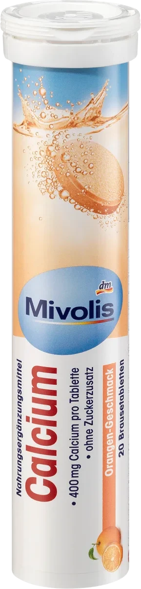 Вітамін Кальцій Мivolis таблетки шипучие, 82 g, фото 1