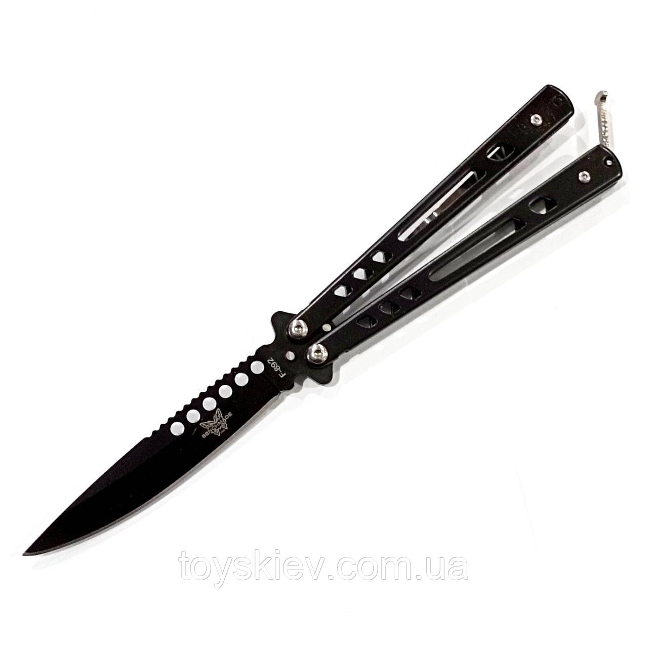 Ніж метелик A1007 Black, фото 1