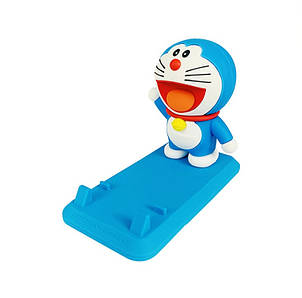 Підставка під мобільний телефон фігурка Аніме Doraemon Блакитна
