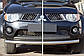Захисна сітка переднього бампера Mitsubishi L200 2007-2013 р.в., фото 3