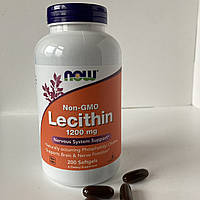 Now Lecithin Лецитин соєвий 1200 мг, 200 капсул