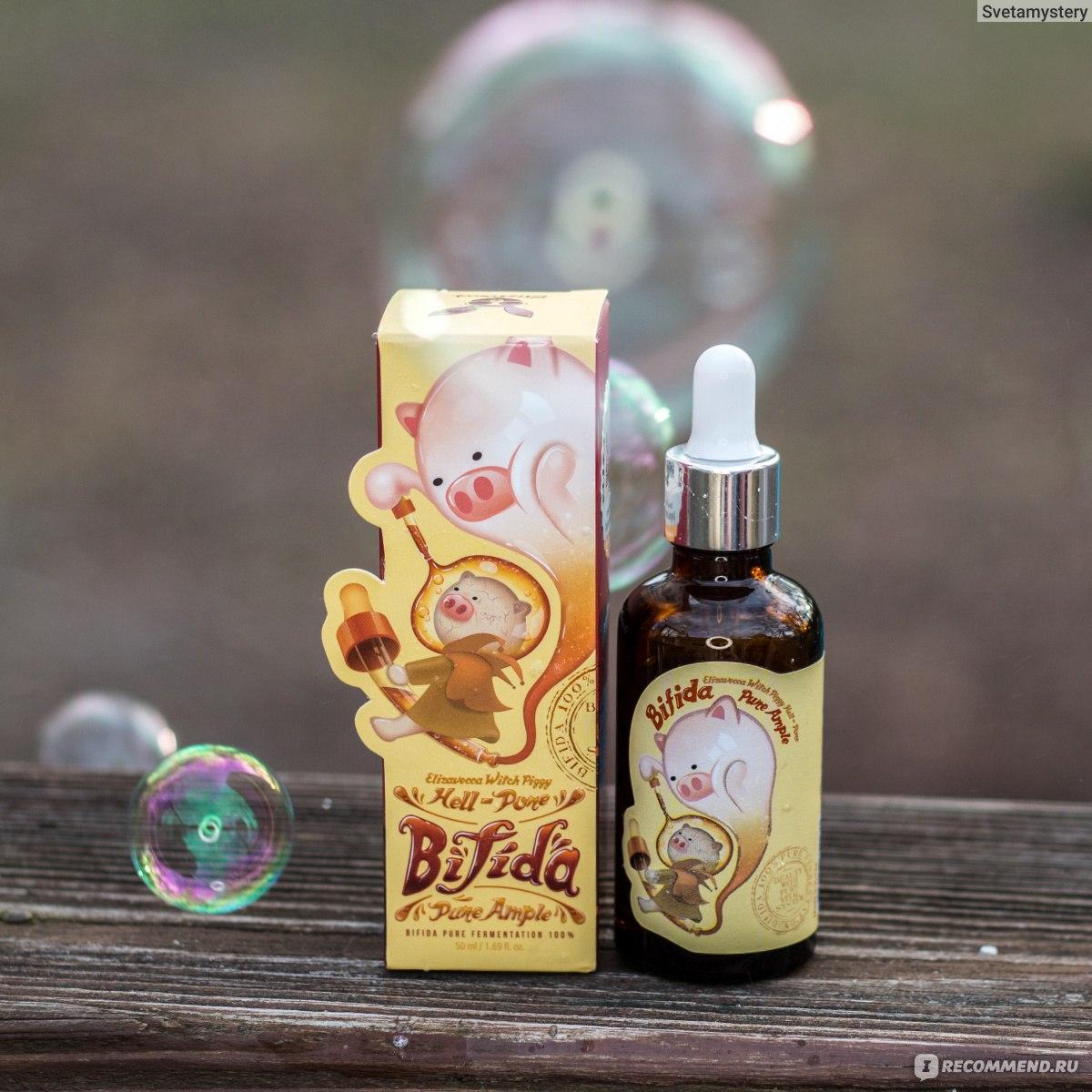 Відновлююча сиворотка на основі 100% Лізата Біфідобактерій ELIZAVECCA Hell Pore Bifida Pure Ample100%, фото 1