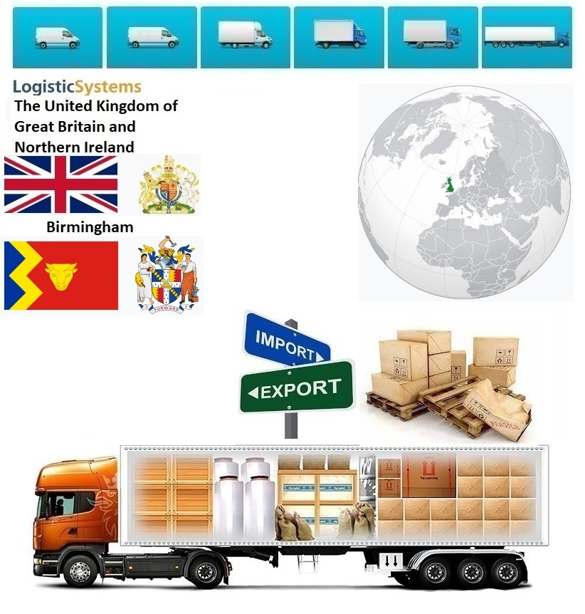 Вантажні перевезення з Бірмінгема в Бірмінгем разом з Logistic Systems.