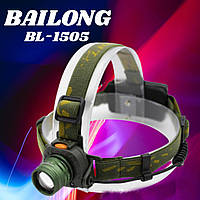 Налобний ліхтар Bailong BL 1505 SENSOR, світлодіодний налобний ліхтарик з датчиком руху, фонарь налобный