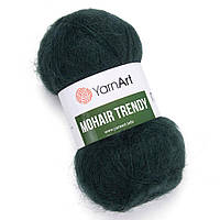 Турецкая пряжа для вязания YarnArt Mohair Trendy ( Мохер тренди) 108 зеленая бутылка