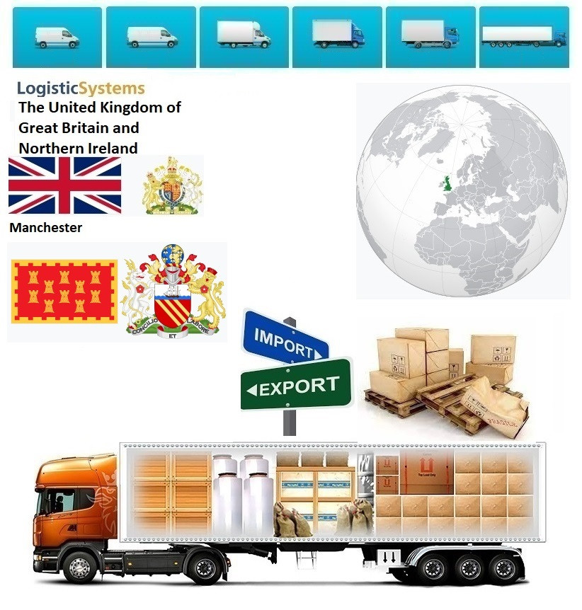 Вантажні перевезення з Манчестера в Манчестер разом з Logistic Systems.