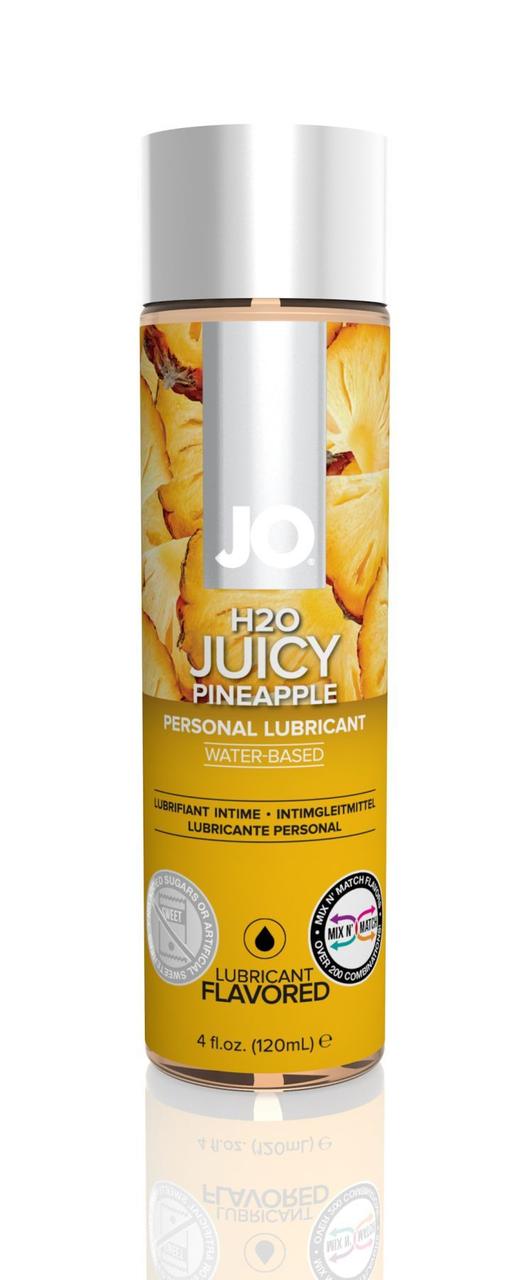 Мастило на водній основі System JO H2O — Juicy Pineapple (120 мл) без цукру, рослинний гліцерин