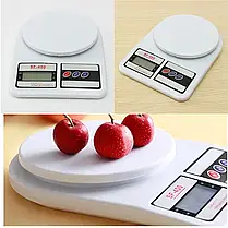 Кухонні електронні ваги SF400 10 кг, столові точні ваги для ринку та дому, ваги для їжі, фото 3