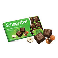 Шоколад Schogetten Alpine Milk Chocolate with Hazelnuts, 100 г.
