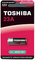 Батарейка щелочная 12V Toshiba А23 ( 23A MN21 ) для сигнализаций