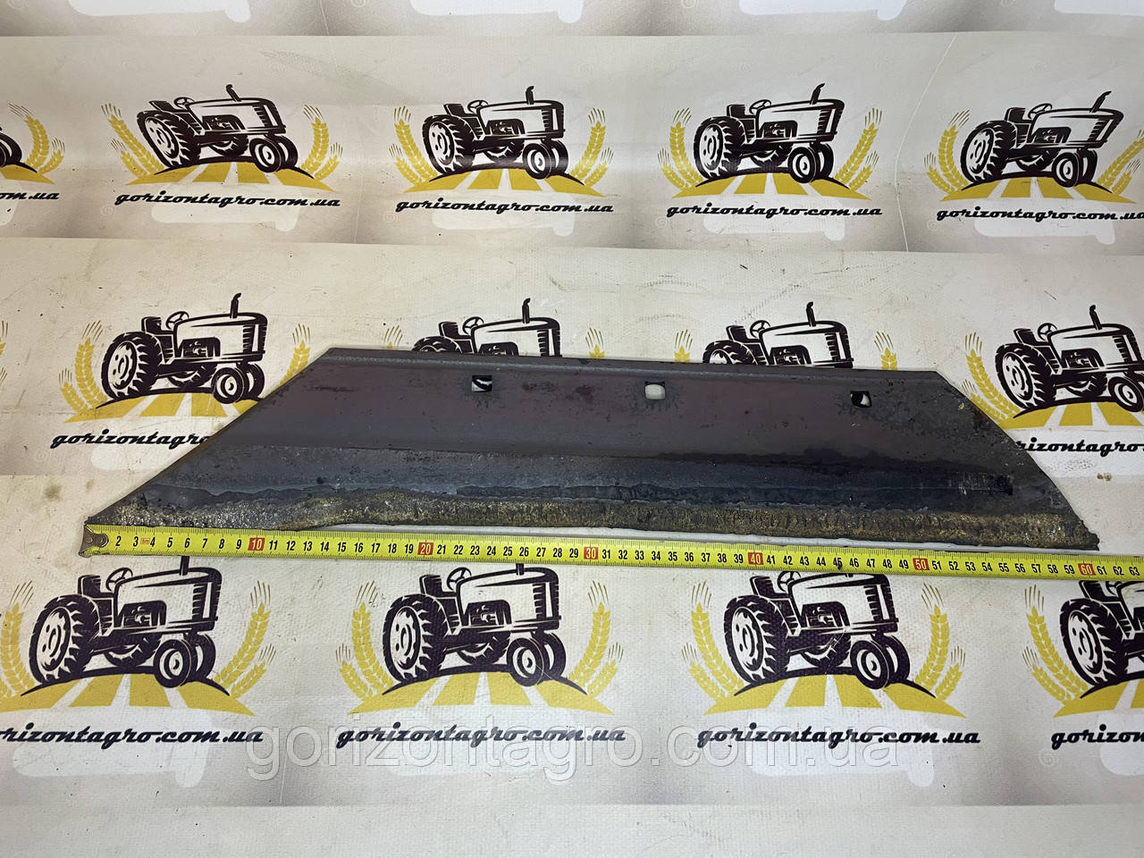 Леху з наплавкою (ломша смуга) сталь 65. Лемех на луг ПЛН 3.35, фото 1