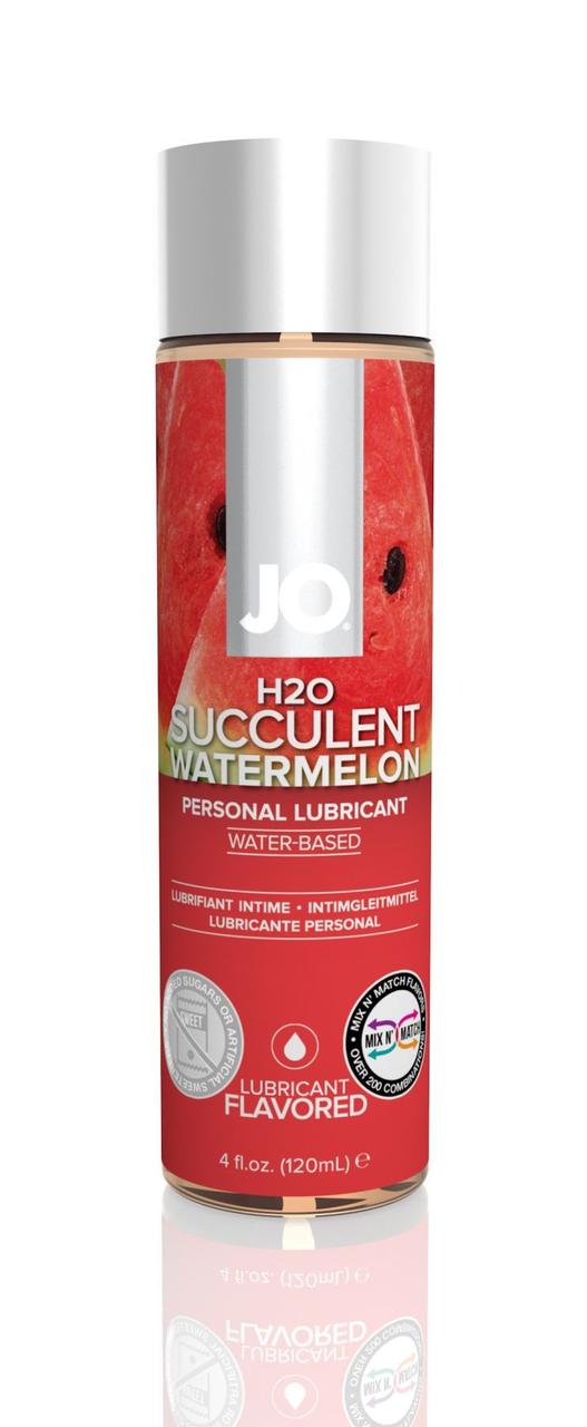 Мастило на водній основі System JO H2O — Watermelon (120 мл) без цукру, рослинний гліцерин