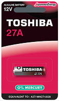 Батарейка щелочная 12V Toshiba A27 ( 27A MN27 L828 ) для сигнализаций