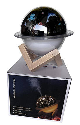 Зволожувач повітря проєктор Зоряне небо/ океан/Настільний світильник, нічник Проєкційний, фото 2