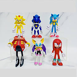 Ігрові фігурки іграшки Сонік Super Sonic 12см