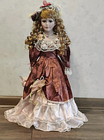Интерьерная кукла сувенирная, фарфоровая, коллекционная, 50 см 02 А