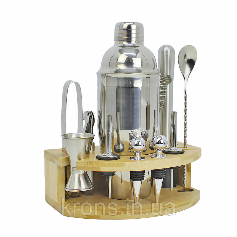 Набір для бара Youchen MC-MM12 з 12 предметів із підставкою, фото 1