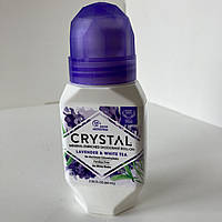 Crystal Deodorant Натуральний кульковий дезодорант із запахом лаванда і білий чай, 66 мл