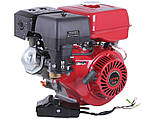 Двигун 177FE — бензин (під шпонку діаметр 25 мм) (9 л.с.) з електростарером, фото 2