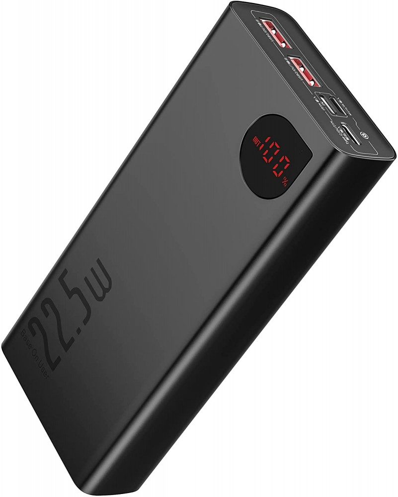 Портативний акумулятор Power Bank Baseus Adaman Metal Digital Display 20000mAh 22.5W