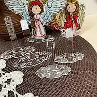 Підставка універсальна з прозорого акрилу 6*6 см