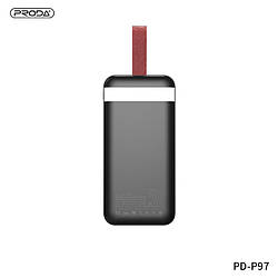 УЦЕНКА! УМБ Proda Proda Leader series PD P-97 50000 mAh, Type-C, micro USB input, 2 USB output