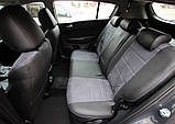 Чохли салону Kia Sportage 4 QL з 2015 р екошкіра+антара (авточохли Кіа Спортейдж), фото 2